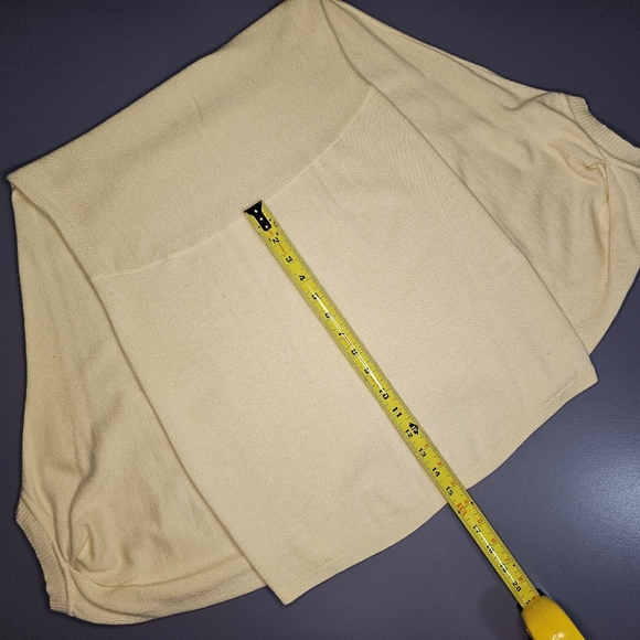 [EXPRESS] Cream Tunic/Dress 《L》Ultra Soft ☆ Scoop Neck ☆ Puff Sleeve ☆ … - Picture 13 of 16